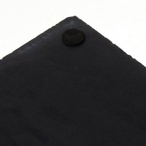 Блюдо камень, прямоугольное, 20х30 см, черное, Черный камень, Y4-3206