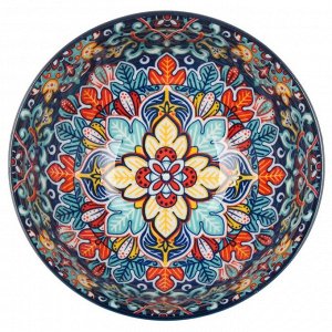 Салатник керамика, 15х7.5 см, 0.64 л, Самарканд, Y4-9760, синий