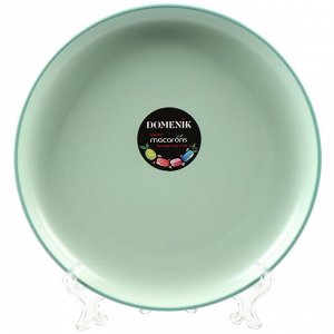 Тарелка обеденная, керамика, 24 см, круглая, Macarons, Domenik, DM7000