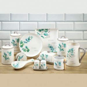Тарелка обеденная, доломит, 21 см, круглая, Вилладжио, Daniks