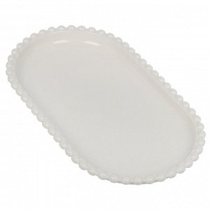 Блюдо фарфор, овальное, 14.5х25х2.5 см, Pearl, Lefard, 761-105