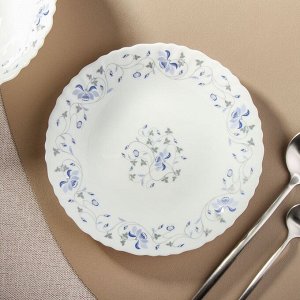 Тарелка десертная, стеклокерамика, 19 см, круглая, Эдем, Daniks, LHP 75/1059