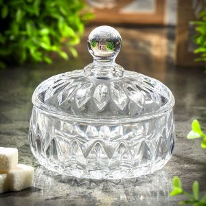Сахарница 290 мл, стекло, 10.7х10.7 см, Лотос, Y4-5381