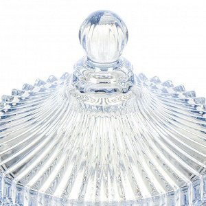Сахарница 500 мл, стекло, 15х15 см, Y6-6484