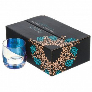 Стакан 310 мл, стекло, 6 шт, Glasstar, Васильковый 3, RNVS_9370_3