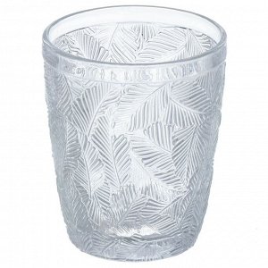Стакан 300 мл, стекло, 6 шт, Листья, прозрачный, Y6-10165