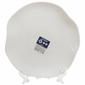 Тарелка десертная, стеклокерамика, 22.5 см, фигурная, Galeo White, Luminarc, V9421