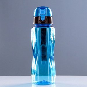 Бутылка для воды клик, с поильником, 750 мл, 7х25 см