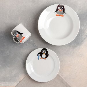 Набор посуды «Пингвинчики», 3 предмета