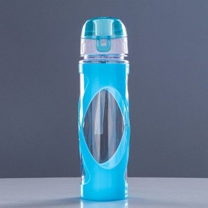 Бутылка для воды "Перекрёсток" 600 мл, микс, 6.5х24 см