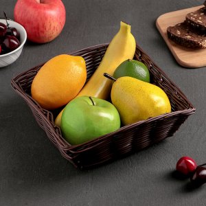 Корзинка для фруктов и хлеба Доляна «Шоко», 20?20?6,5 см