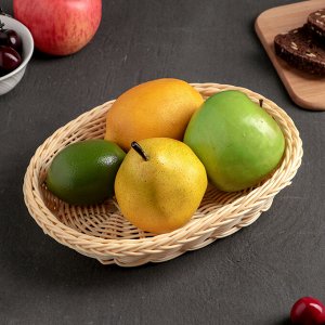 Корзинка для фруктов и хлеба Доляна «Ваниль», 25?19?4 см