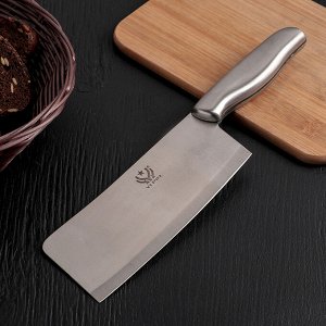 Нож кухонный «Металлик», лезвие 17 см, тесак 4457128