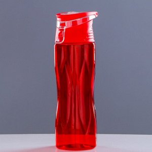 Бутылка для воды спортивная Sport Cup с откидной крышкой, 650 мл, микс