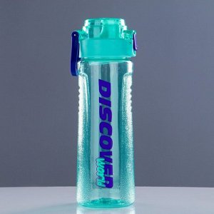 Бутылка для воды 800 мл, Discover, с подвесом, микс