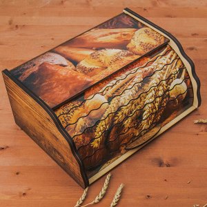 Хлебница деревянная Avanti-stile «Ржаное поле», 38,3?28?17,3 см