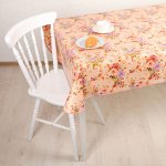 Скатерть на нетканой основе многоразовая с бейкой 135x110(+/-5) см &quot;Мажор&quot; цвет МИКС