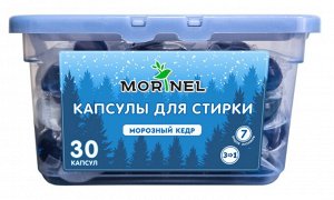 Капсулы для стирки МОРОЗНЫЙ КЕДР (30шт*15гр)