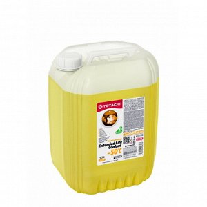 Антифриз Totachi Extented Life Coolant (ELC), OAT, жёлтый, -50°C, 10л, арт. 43810