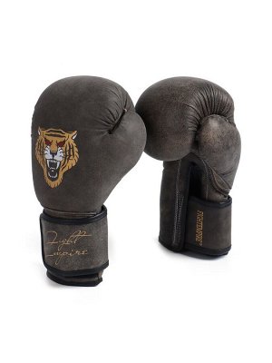 Перчатки боксёрские FIGHT EMPIRE, RETRO, кожа, размер 8 oz
