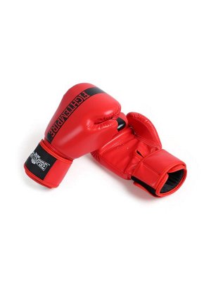 Перчатки боксёрские детские FIGHT EMPIRE, красные, размер 10 oz