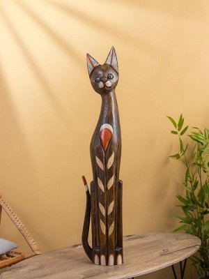 Сувенир «Кошка», 100 см, дерево
