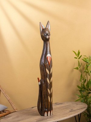 Сувенир «Кошка», 100 см, дерево