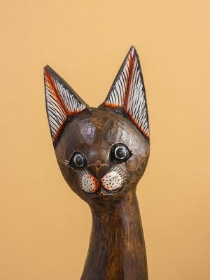 Сувенир «Кошка», 100 см, дерево