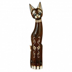 Сувенир «Кошка», 60 см, дерево