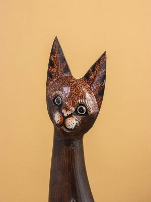 Сувенир «Кошка», 100 см, дерево, МИКС