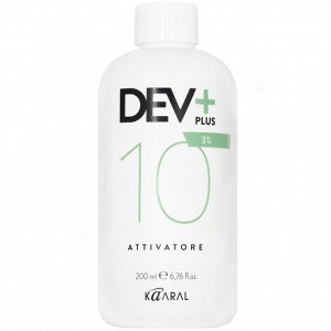 Каарал Окисляющая эмульсия Dev+ 3% 10 vol, 200 мл (Kaaral, Dev Plus)