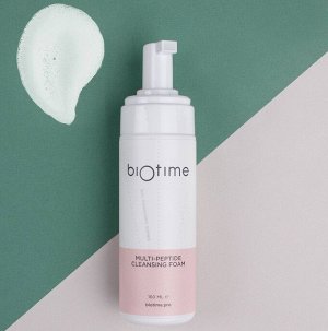 Биотайм Мультипептидная очищающая пенка, 160 мл (Biotime, Multi-Peptide)