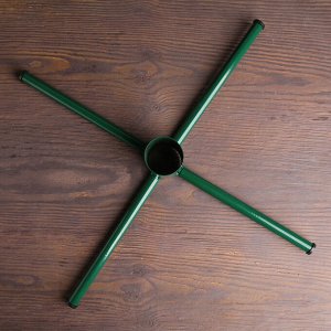 Подставка для ёлки, диаметр 50 мм, цвет зелёный