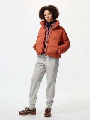 UNIQLO - теплые джоггеры с подкладкой из боа-флиса/увеличенная длина - 03 GRAY