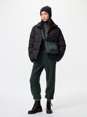 UNIQLO – флисовые лёгкие брюки - 59 DARKGREEN