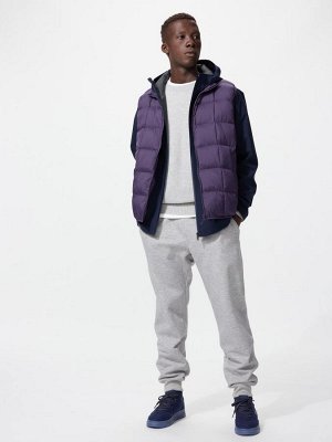 UNIQLO Heattech – флисовые термо-джоггеры с начёсом - 69 NAVY
