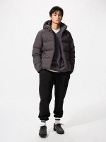 UNIQLO Heattech – флисовые термо-джоггеры с начёсом - 09 BLACK