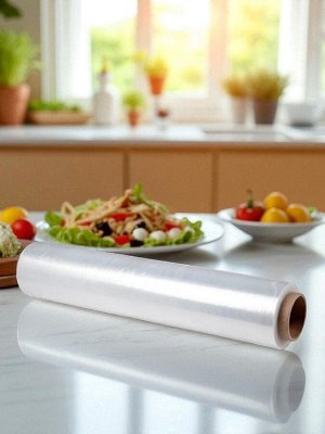 Пленка пищевая 22,5м*20см, 8мкм, прозрачная, без упаковки