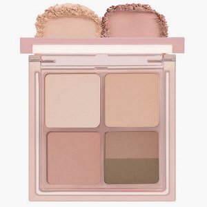 Компактная палетка для макияжа глаз Peripera Ink Pocket Shadow Palette  #04 You Know What Mute Is, 6.4г