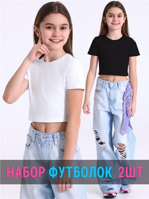 Футболка, набор 2 шт для девочки