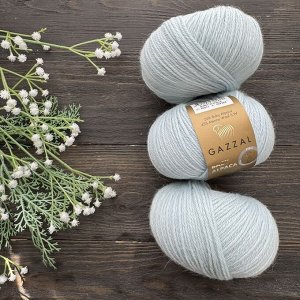 Пряжа Беби альпака 55%, меринос 45%, 50 гр/160 м Baby Alpaca Gazzal