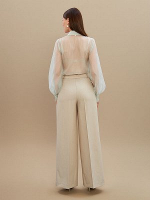 Брюки из костюмной ткани OD-922-3 бежевый