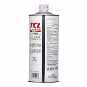 Масло моторное TCL Euro Line 5w40, синтетическое, API SP, ACEA A3/B4, универсальное, 1л, арт. E0010540A3B4