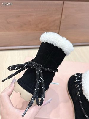 Сапоги женские зимние замшевые