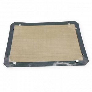 Мат для запекания с кнопками, силикон, 42х29,5 см