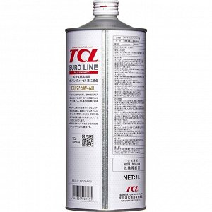 Масло моторное TCL Euro Line 5w40, синтетическое, API SP, ACEA C3, для бензинового двигателя, 1л, арт. E0010540C3