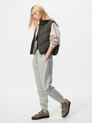 UNIQLO Heattech – термо-джоггеры с флисовой подкладкой - 03 GRAY
