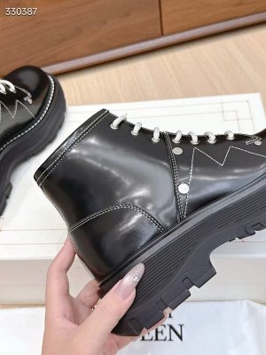 Ботинки женские кожаные демисезонные