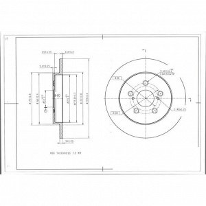 Диск тормозной AVANTECH BR3059S