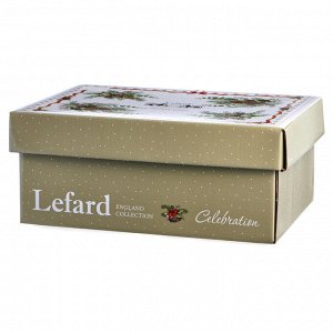 Чайный набор Lefard Celebration с еловым декором, на 2 персоны, 250 мл, фарфор